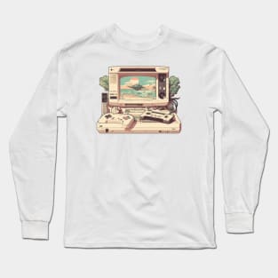 80s video game Long Sleeve T-Shirt